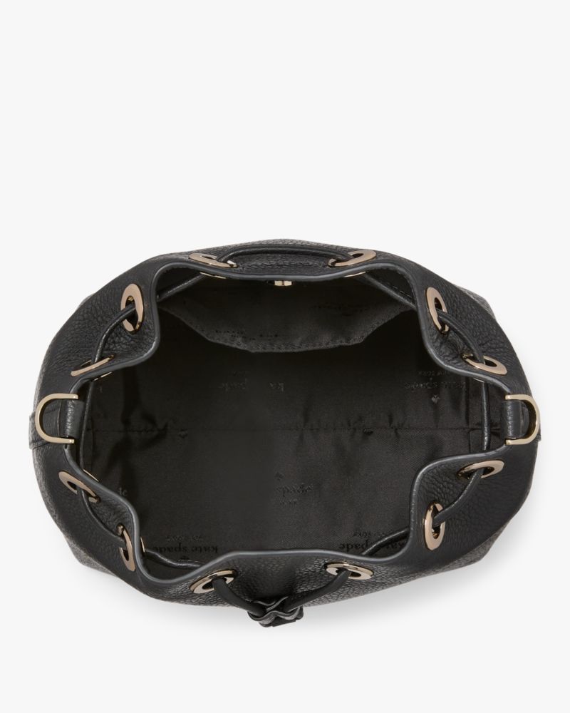 KateSpade Emma Small Bucket Bag Black