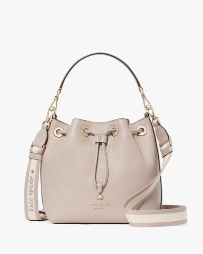 KateSpade Emma Small Bucket Bag Cozy Grey