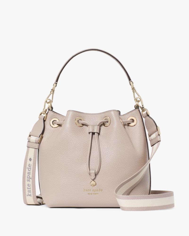 KateSpade Emma Small Bucket Bag Cozy Grey