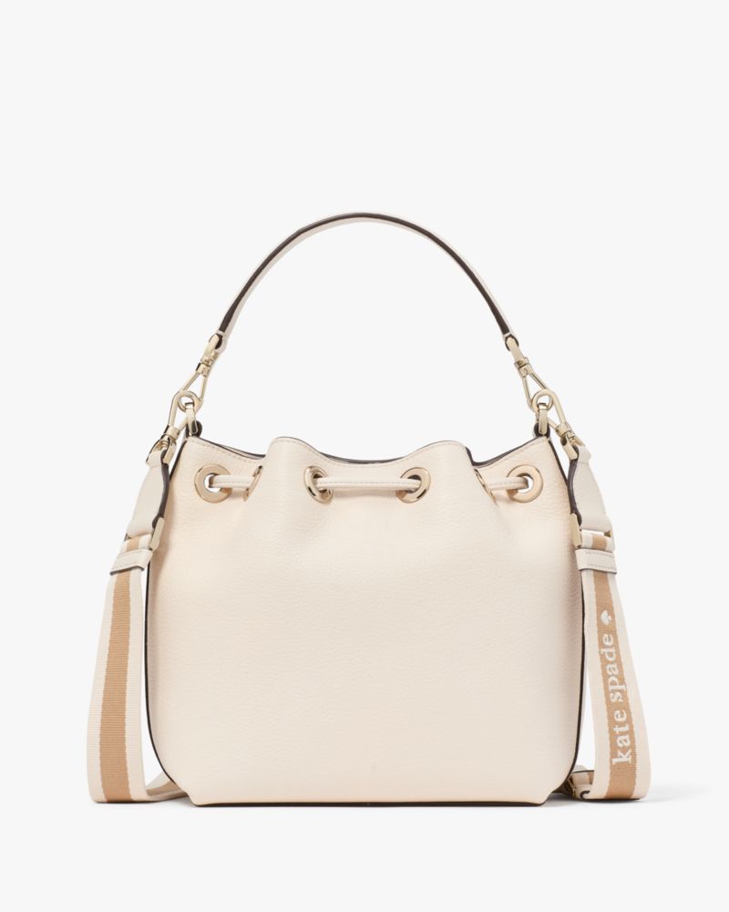 KateSpade Emma Small Bucket Bag Parchment
