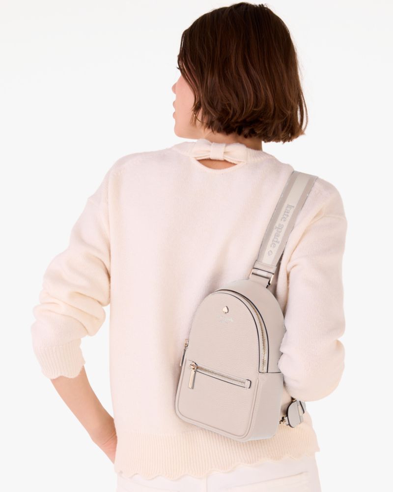 KateSpade Emma Small Backpack Cozy Grey