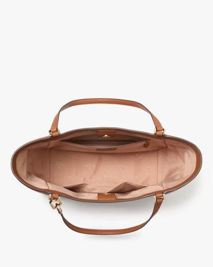 KateSpade Kayla Large Tote Warm Gingerbread