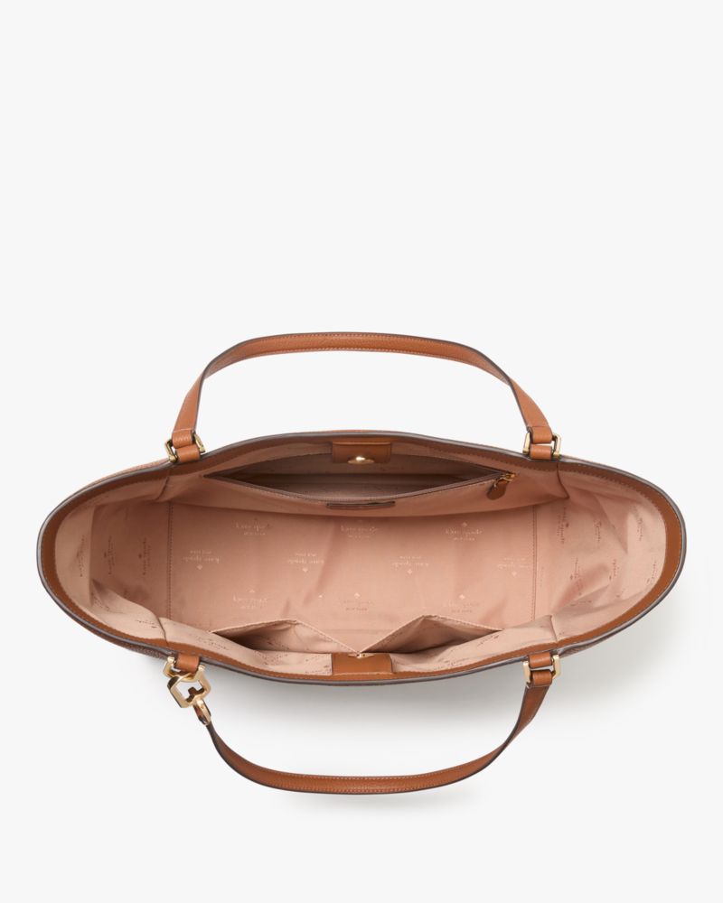 KateSpade Kayla Large Tote Warm Gingerbread