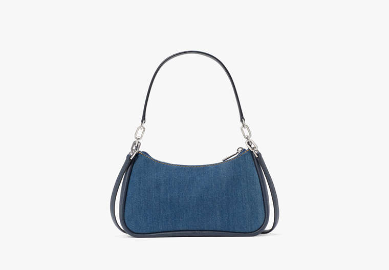 Kayla Denim Convertible Shoulder Bag Blue Multicolor Blue Multicolor