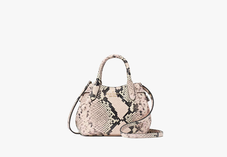 Dumpling Snake Embossed Mini Satchel Multi Multi