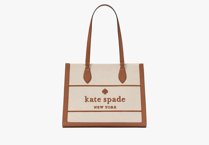 Ellie Canvas Large Tote Warm Gingerbread Multi Warm Gingerbread Multi