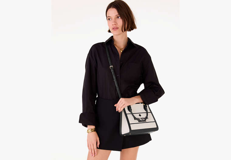 Ellie Canvas Small Tote Black Multi Black Multi