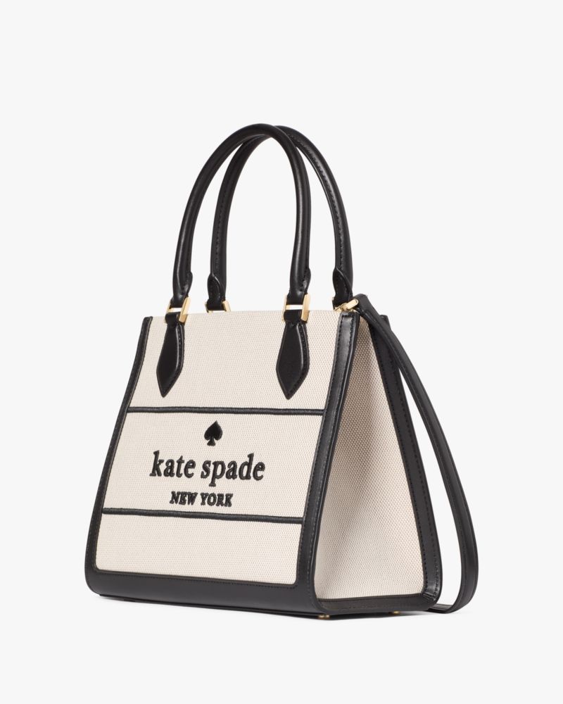 KateSpade Ellie Canvas Small Tote Black Multi