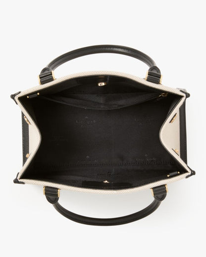 KateSpade Ellie Canvas Small Tote Black Multi