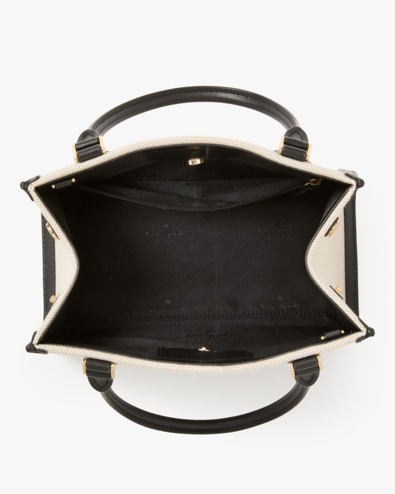 KateSpade Ellie Canvas Small Tote Black Multi