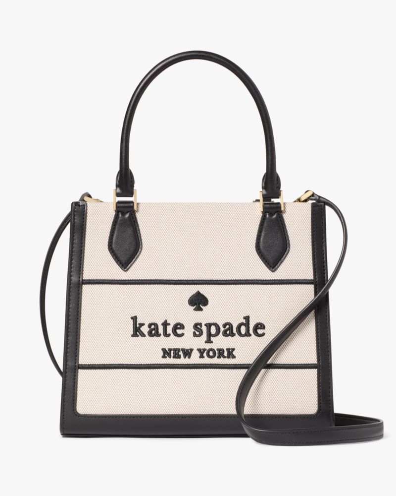 KateSpade Ellie Canvas Small Tote Black Multi