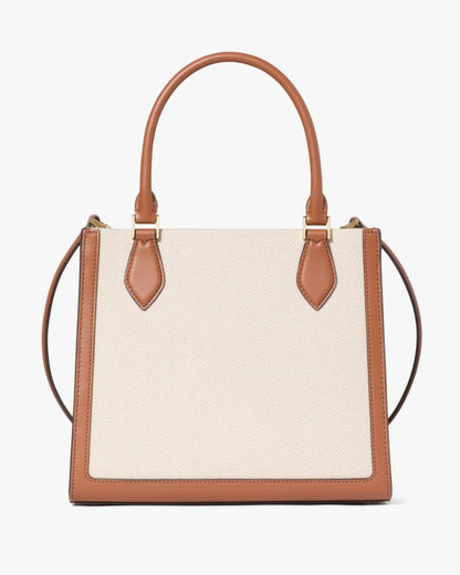 KateSpade Ellie Canvas Small Tote Warm Gingerbread Multi