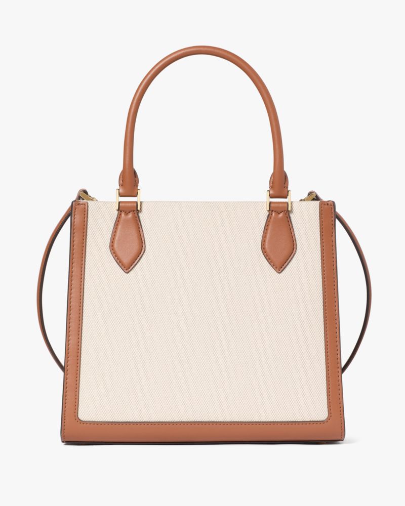 KateSpade Ellie Canvas Small Tote Warm Gingerbread Multi
