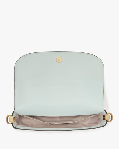 KateSpade Krista Patent Chain Crossbody Hazy Morning