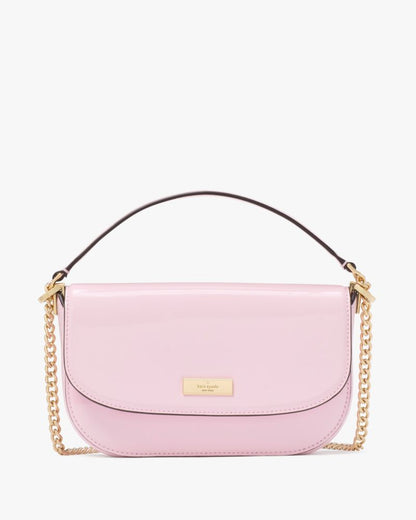 KateSpade Krista Patent Chain Crossbody Pink Horizon