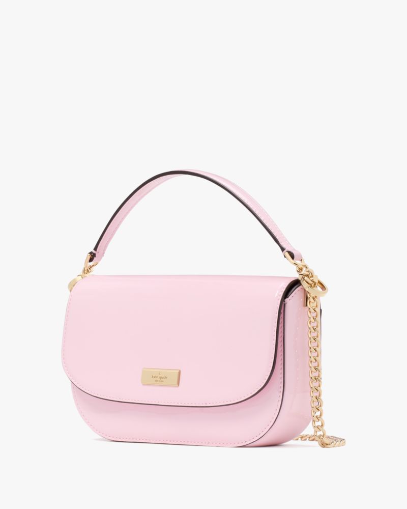 KateSpade Krista Patent Chain Crossbody Pink Horizon