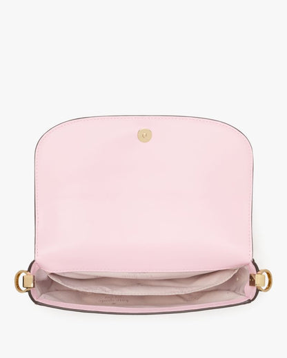 KateSpade Krista Patent Chain Crossbody Pink Horizon