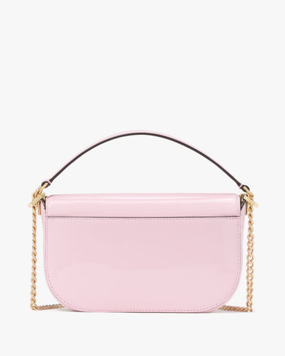 KateSpade Krista Patent Chain Crossbody Pink Horizon