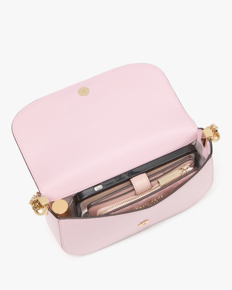 KateSpade Krista Patent Chain Crossbody Pink Horizon
