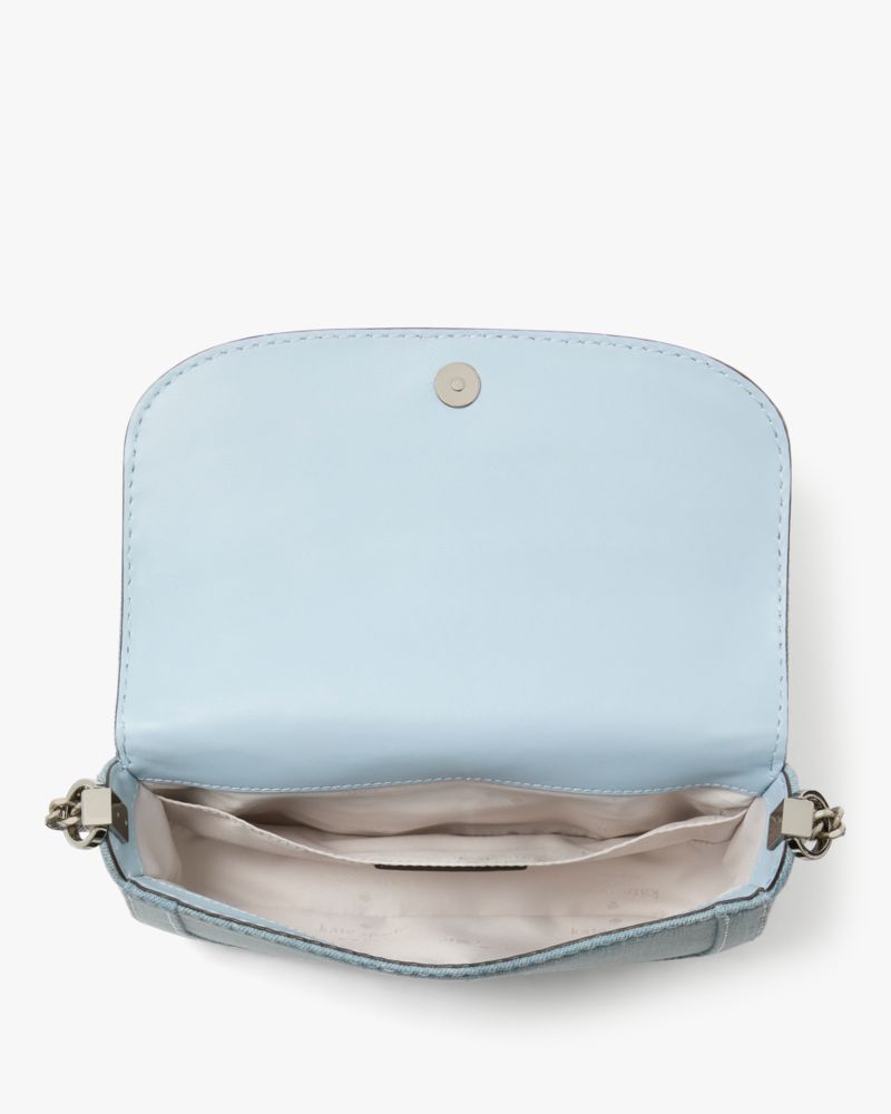 KateSpade Krista Denim Chain Crossbody Blue Multicolor