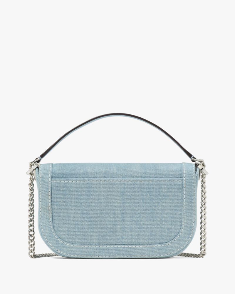 KateSpade Krista Denim Chain Crossbody Blue Multicolor
