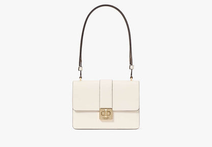 Phoebe Turnlock Shoulder Bag Meringue Meringue