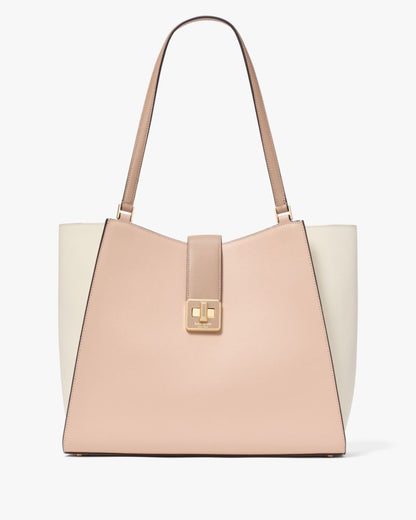 KateSpade Phoebe Large Tote Toasted Hazelnut Multi