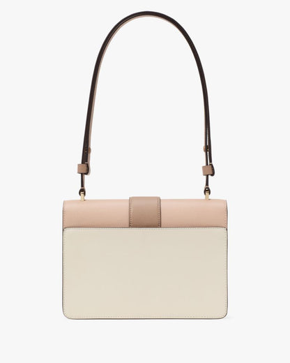 KateSpade Phoebe Turnlock Shoulder Bag Toasted Hazelnut Multi