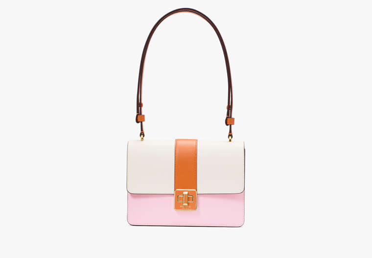 Phoebe Turnlock Shoulder Bag Pink Horizon Multi Pink Horizon Multi