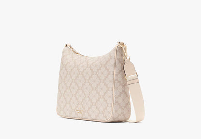 Spade Flower Large Crossbody With Pouch Dark Beige Multi Dark Beige Multi