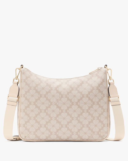 KateSpade Spade Flower Large Crossbody With Pouch Dark Beige Multi