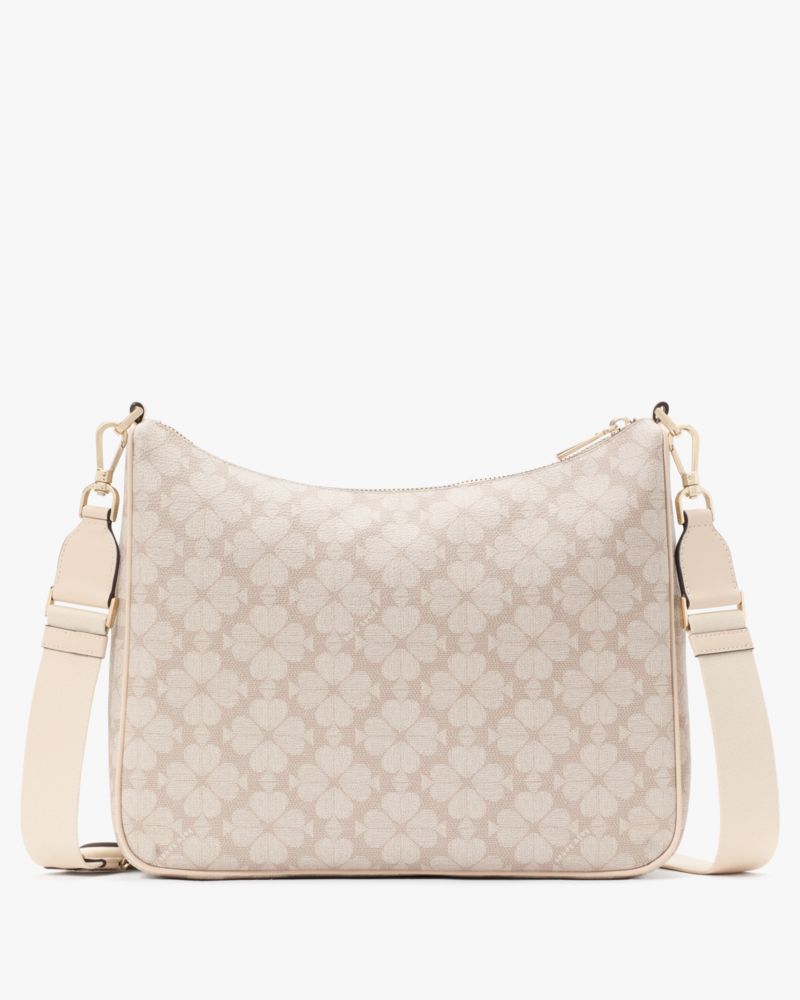KateSpade Spade Flower Large Crossbody With Pouch Dark Beige Multi