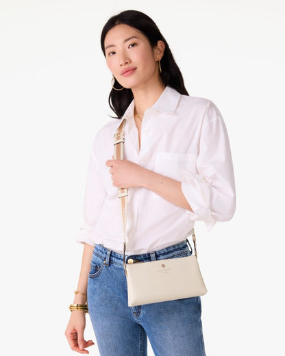 KateSpade Emma Mini Crossbody Parchment