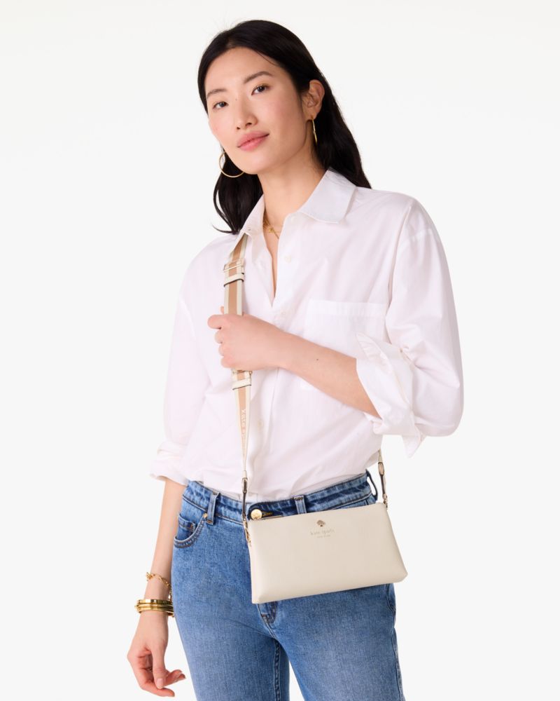 KateSpade Emma Mini Crossbody Parchment