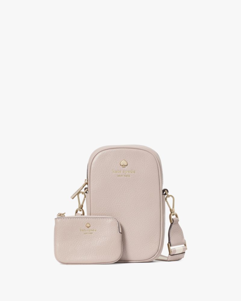 KateSpade Emma Phone Crossbody Cozy Grey
