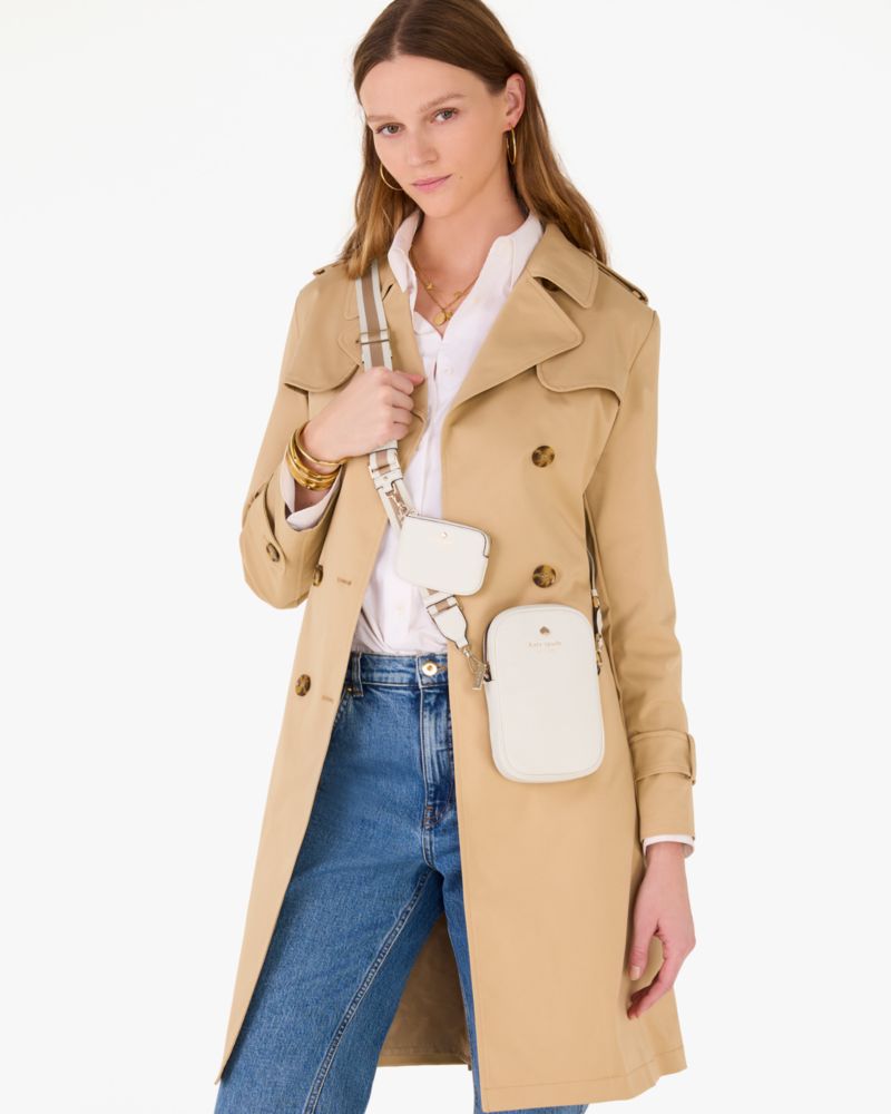 KateSpade Emma Phone Crossbody Parchment