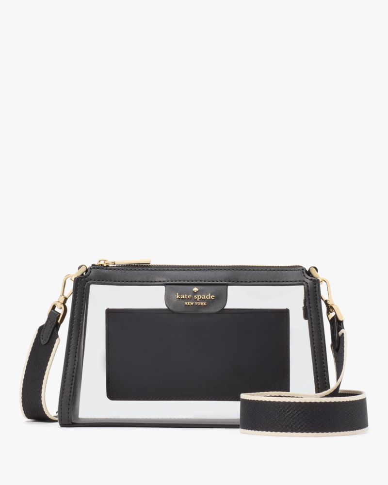 KateSpade Clare Clear Small Crossbody Black Multi