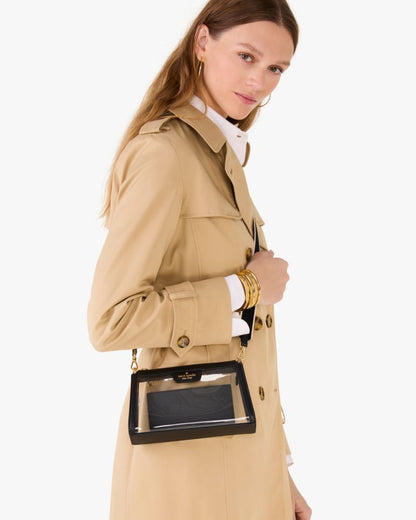 KateSpade Clare Clear Small Crossbody Black Multi