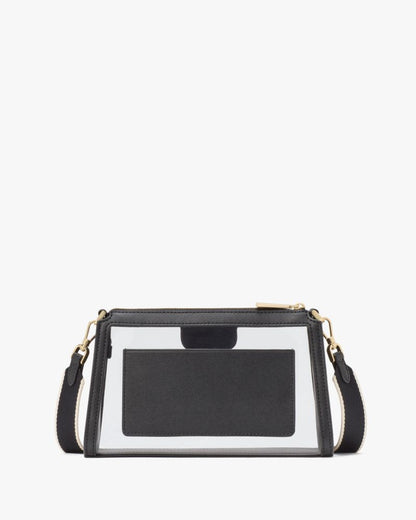 KateSpade Clare Clear Small Crossbody Black Multi
