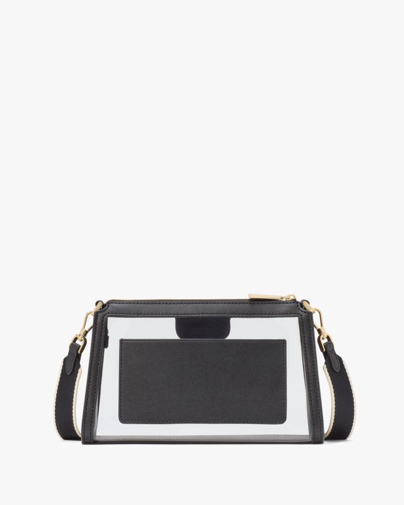 KateSpade Clare Clear Small Crossbody Black Multi