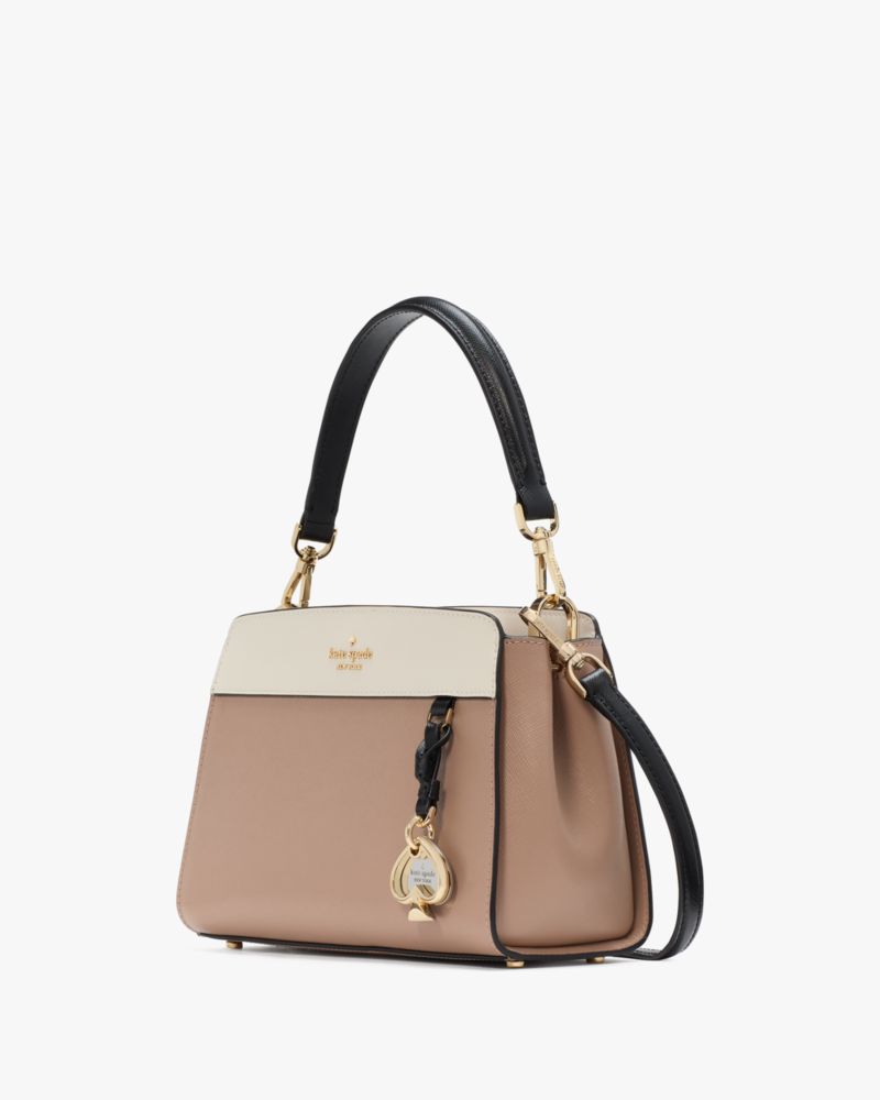KateSpade Madison Small Top Handle Satchel Toasted Hazelnut Multi
