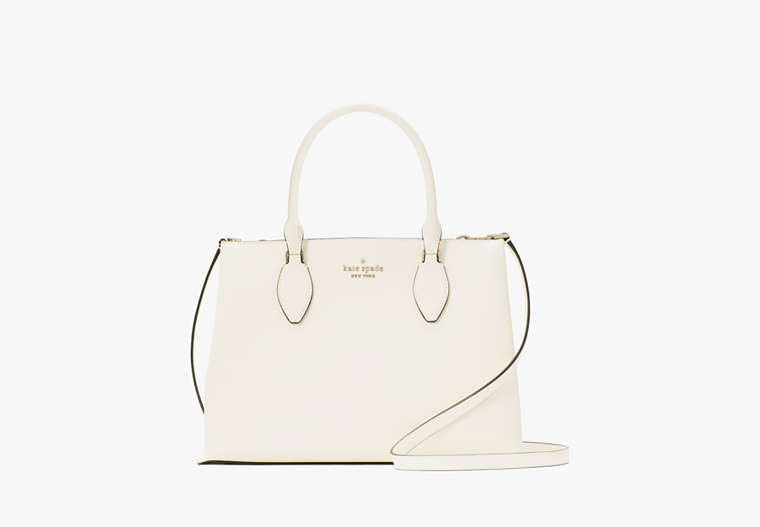 Rae Medium Satchel Meringue Meringue