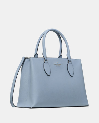 KateSpade Rae Medium Satchel Muted Blue