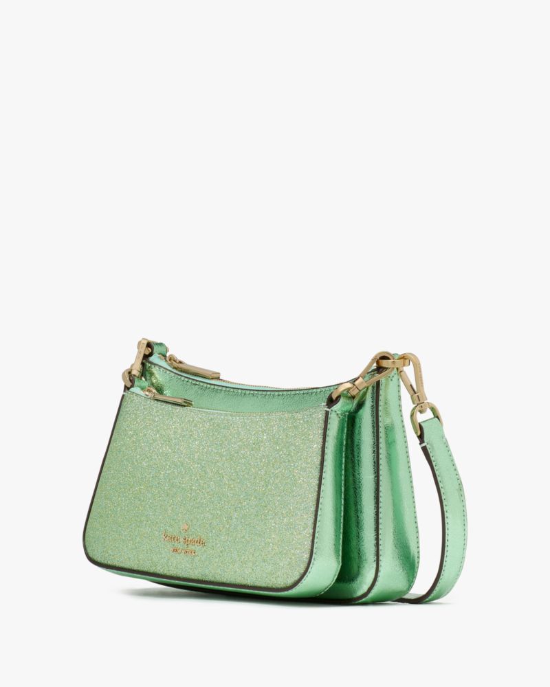 KateSpade Duet Glitter Crossbody Duo Seawater