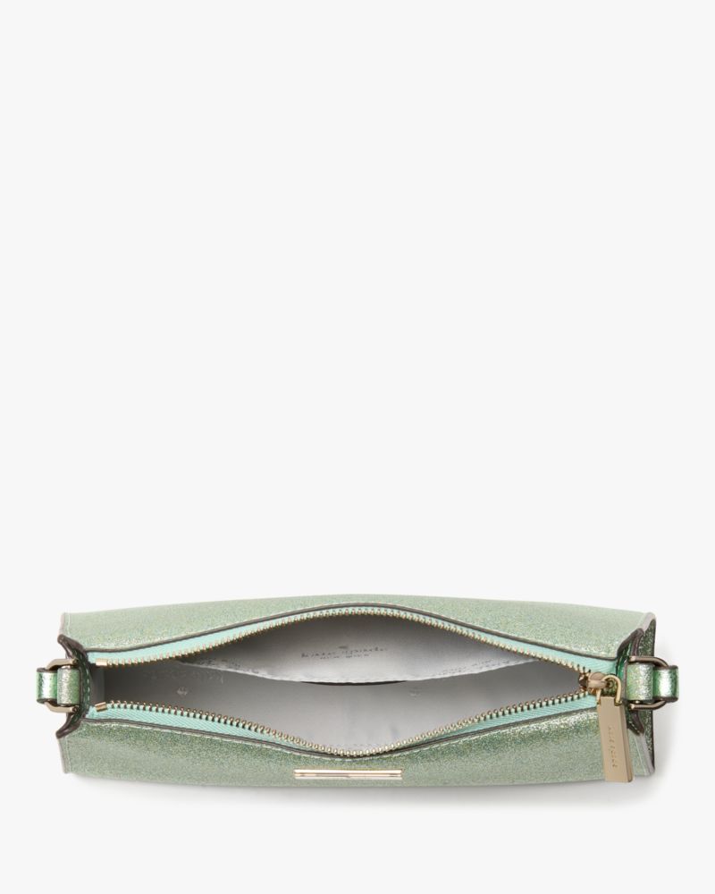 KateSpade Kenzie Glitter Mini Crossbody Seawater