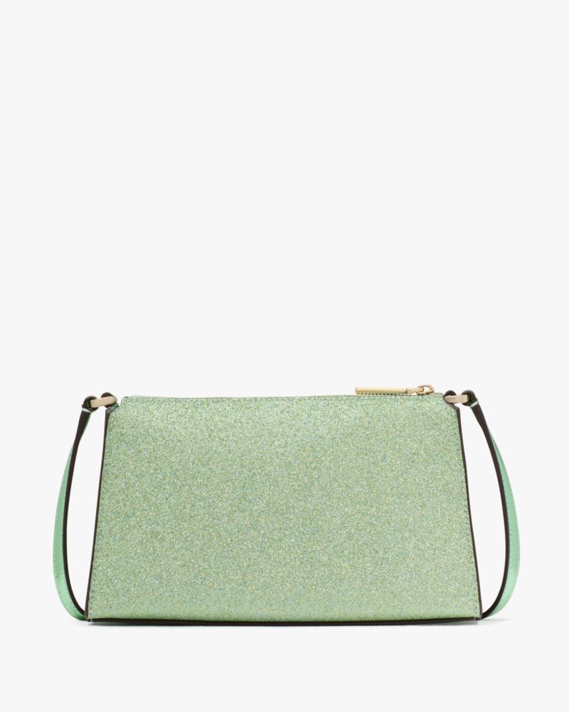 KateSpade Kenzie Glitter Mini Crossbody Seawater
