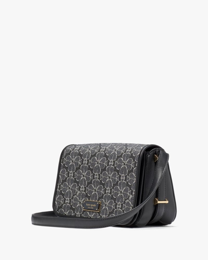 KateSpade Liv Spade Flower Crossbody Bag Black Multi