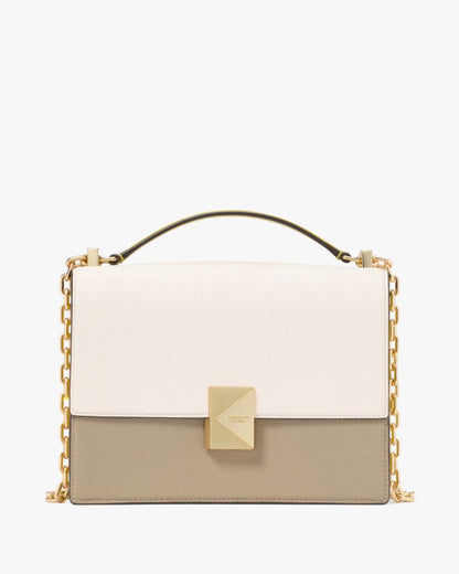 KateSpade Deco Color blocked Chain Shoulder Bag Tigers Eye Multi