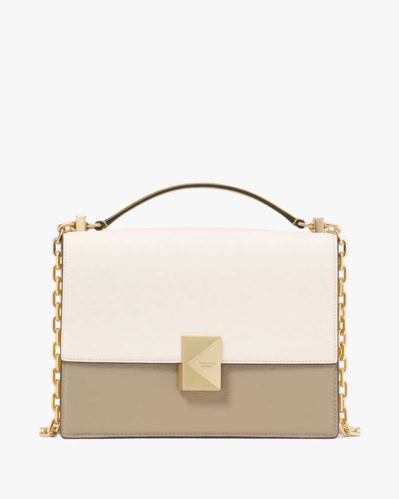 KateSpade Deco Color blocked Chain Shoulder Bag Tigers Eye Multi