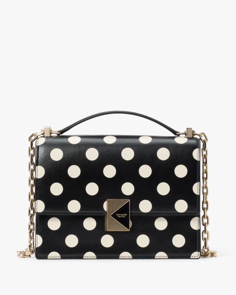 KateSpade Deco Chain Shoulder Bag Black Multi